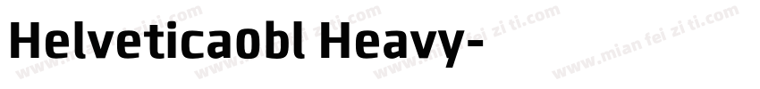 Helvetica0bl Heavy字体转换